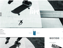 Tablet Screenshot of liveskateboardmedia.com